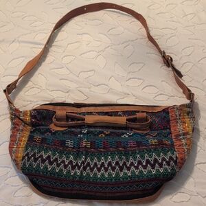 Multicolor Patterned Women's Bag